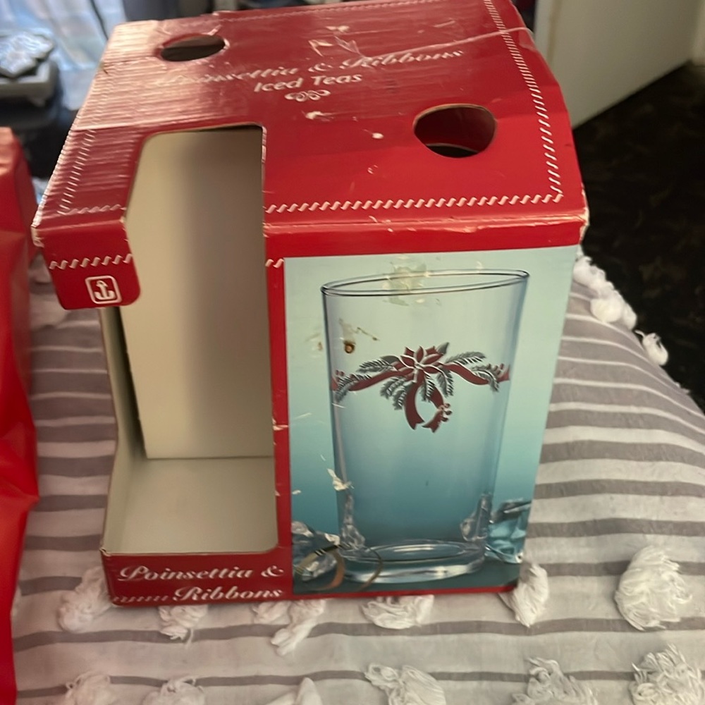 Anchor Hocking Christmas Tumblers…